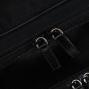 GUCCI Boston Bag Nylon Black Silver 010 1553 0301 Auth bs30950-16