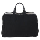 GUCCI Boston Bag Nylon Black Silver 010 1553 0301 Auth bs30950-3