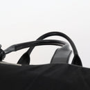 GUCCI Boston Bag Nylon Black Silver 010 1553 0301 Auth bs30950-8