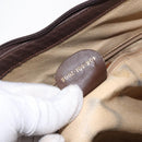 GUCCI Shoulder Bag Leather Brown Gold Auth bs30951-12