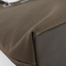 GUCCI Tote Bag Satin Brown Silver 002 1098 Auth bs30953-14