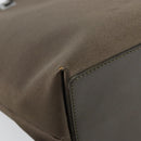 GUCCI Tote Bag Satin Brown Silver 002 1098 Auth bs30953-16