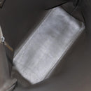 GUCCI Tote Bag Satin Brown Silver 002 1098 Auth bs30953-10