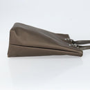 GUCCI Tote Bag Satin Brown Silver 002 1098 Auth bs30953-3