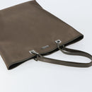 GUCCI Tote Bag Satin Brown Silver 002 1098 Auth bs30953-6