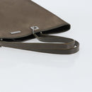 GUCCI Tote Bag Satin Brown Silver 002 1098 Auth bs30953-7