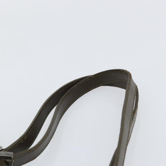 GUCCI Tote Bag Satin Brown Silver 002 1098 Auth bs30953