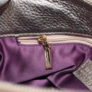 VERSACE Chain Shoulder Bag Canvas Champagne Gold Auth bs30954-21