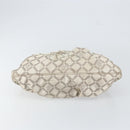 VERSACE Chain Shoulder Bag Canvas Champagne Gold Auth bs30954-5