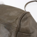 Chloe Etel Hand Bag Leather 2way Beige Gold Auth bs30955-17