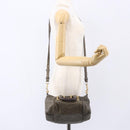 Chloe Etel Hand Bag Leather 2way Beige Gold Auth bs30955-23