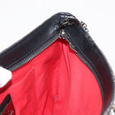 Christian Louboutin Studs Chain Shoulder Bag Canvas Pink Auth bs30956-17