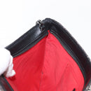 Christian Louboutin Studs Chain Shoulder Bag Canvas Pink Auth bs30956-18