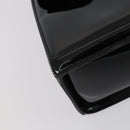 BALLY Hand Bag Leather Enamel 2 Set Beige Black Auth bs30960-16