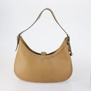 BALLY Hand Bag Leather Enamel 2 Set Beige Black Auth bs30960-2