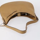 BALLY Hand Bag Leather Enamel 2 Set Beige Black Auth bs30960-5