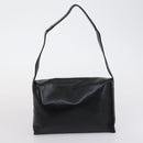 BALLY Hand Bag Leather 2 Set Black Auth bs30961-11