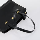 BALLY Hand Bag Leather 2 Set Black Auth bs30961-5