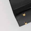 BALLY Hand Bag Leather 2 Set Black Auth bs30961-8