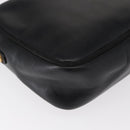 Salvatore Ferragamo Vala Shoulder Bag Leather Black Gold Auth bs30964-17