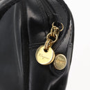 Salvatore Ferragamo Vala Shoulder Bag Leather Black Gold Auth bs30964-8