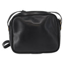 Salvatore Ferragamo Vala Shoulder Bag Leather Black Gold Auth bs30964-2