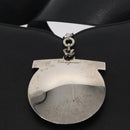 Salvatore Ferragamo Gancini Shoulder Bag Leather Black Silver Auth bs30966-10