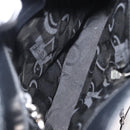 Salvatore Ferragamo Gancini Shoulder Bag Leather Black Silver Auth bs30966-11