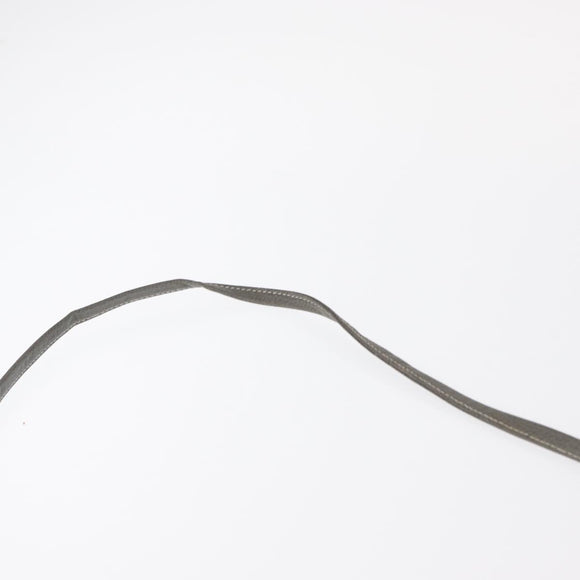 Christian Dior Honeycomb Canvas Shoulder Bag PVC White gold Auth bs30970