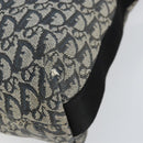 Christian Dior Trotter Canvas Shoulder Bag Navy Silver Auth bs30973-8