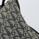 Christian Dior Trotter Canvas Shoulder Bag Navy Silver Auth bs30973-9