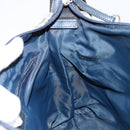 Christian Dior Trotter Canvas Shoulder Bag Navy Silver Auth bs30973-19