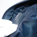 Christian Dior Trotter Canvas Shoulder Bag Navy Silver Auth bs30973-12