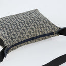Christian Dior Trotter Canvas Shoulder Bag Navy Silver Auth bs30973-6