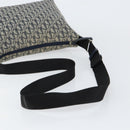 Christian Dior Trotter Canvas Shoulder Bag Navy Silver Auth bs30973-7