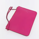 Christian Dior Diorissimo Hand Bag Leather 2way Orange Gold Auth bs30974-23