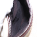 HERMES Sac Marine Recife MM Shoulder Bag Canvas Leather Beige Auth bs30975-22