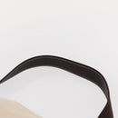 HERMES Sac Marine Recife MM Shoulder Bag Canvas Leather Beige Auth bs30975-8