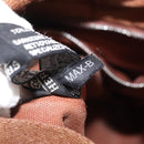 HERMES Sakso PM Hand Bag Canvas Brown Auth bs30976-12