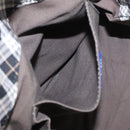 BURBERRY Blue Label Tote Bag Nylon Black Silver Auth bs30978-20