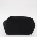 BURBERRY Blue Label Tote Bag Nylon Black Silver Auth bs30978-5