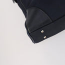 BURBERRY Black Label Business Bag Nylon 2way Black Silver Auth bs30979-13