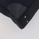 BURBERRY Black Label Business Bag Nylon 2way Black Silver Auth bs30979-15