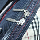 BURBERRY Black Label Business Bag Nylon 2way Black Silver Auth bs30979-18