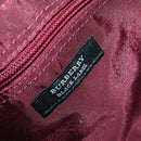 BURBERRY Black Label Business Bag Nylon 2way Black Silver Auth bs30979-19