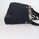 BURBERRY Black Label Business Bag Nylon 2way Black Silver Auth bs30979-4