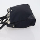 BURBERRY Black Label Business Bag Nylon 2way Black Silver Auth bs30979-5