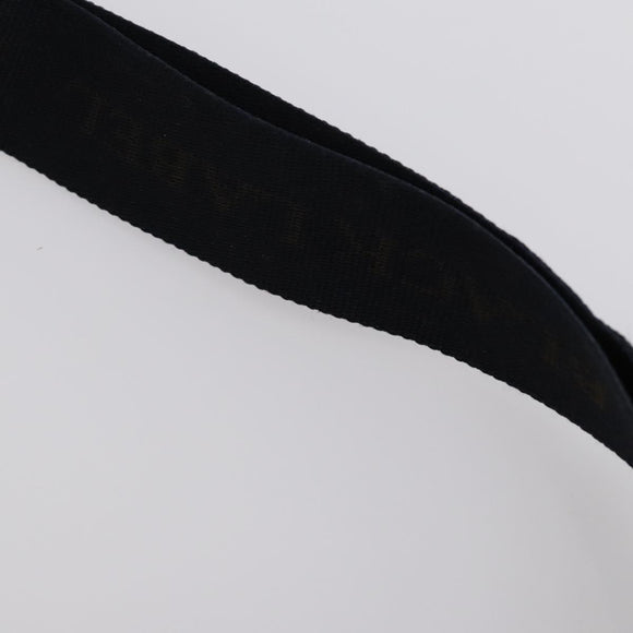 BURBERRY Black Label Business Bag Nylon 2way Black Silver Auth bs30979