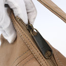 BURBERRY Blue Label Hand Bag Leather 2way Brown Auth bs30982-11