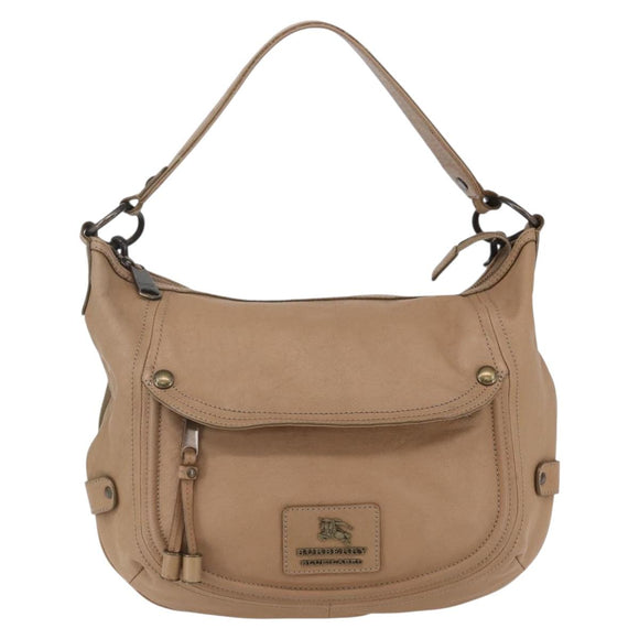 BURBERRY Blue Label Hand Bag Leather 2way Brown Auth bs30982